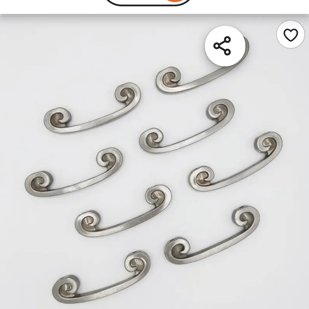 Elegant Silver Furniture Decor Hooks